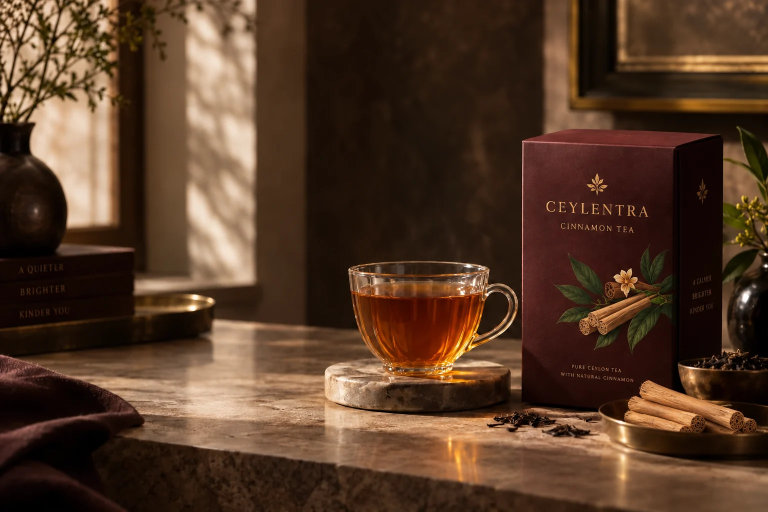 The art of a slower cinnamon tea ritual